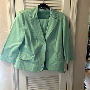 Hyponix turquoise 2 pc pant suit